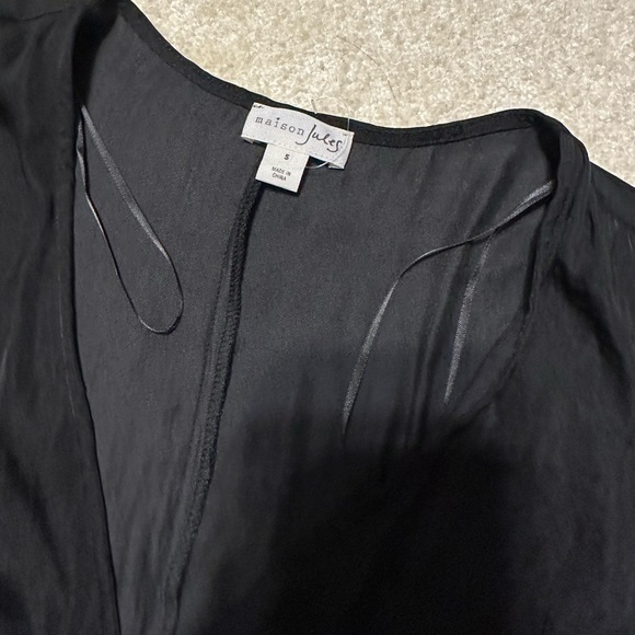 Black Silky Blouse Never Worn - Picture 3 of 5
